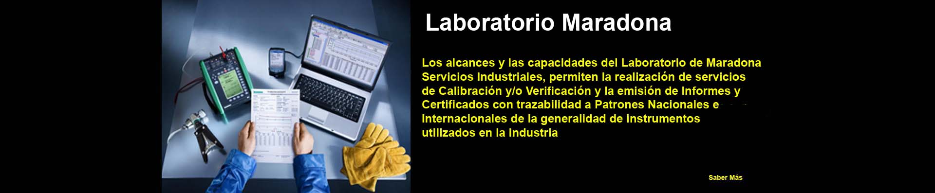 Laboratorio de Maradona Servicios Industriales.